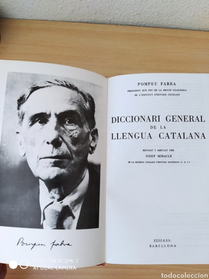 Diccionarios de segunda mano: Diccionari Pompeu Fabra 1988. Edhasa. - Foto 9