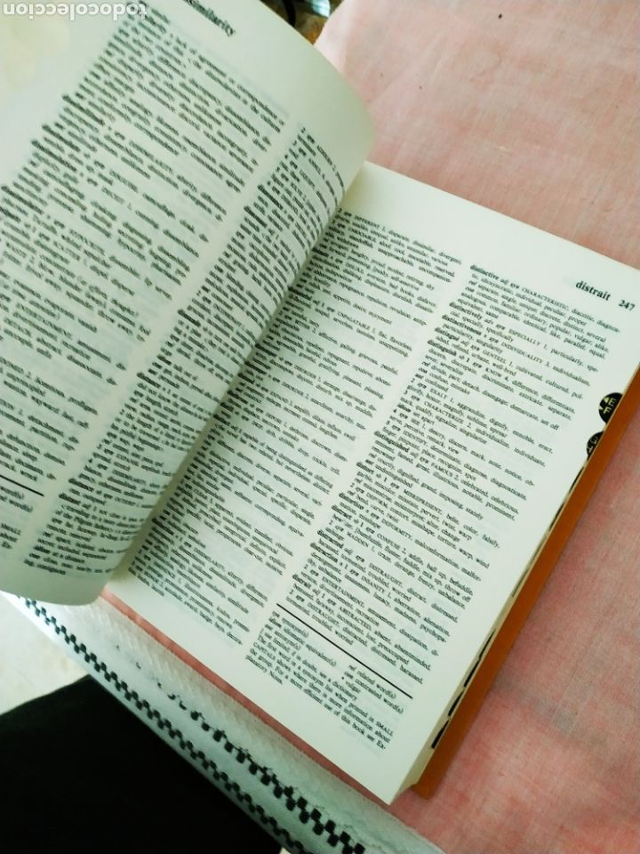 Diccionarios de segunda mano: Websters Collegiate Thesaurus 1976 USA - Foto 3