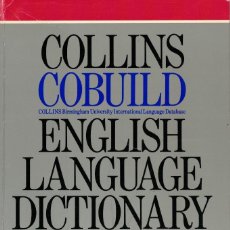 Diccionarios de segunda mano: COLLINS COBUILD ENGLISH LANGUAGE DICTIONARY. / DICCIONARIO INGLÉS-INGLÉS. Lote 254307045