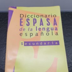 Diccionarios de segunda mano: DICCIONARIO ESPASA DE LA LENGUA ESPAÑOLA SECUNDARIA. 2002