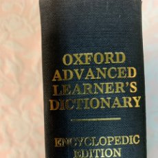 Diccionarios de segunda mano: OXFORD ADVANCE DICCIONARIO. Lote 262948280