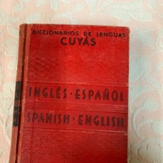 Diccionarios de segunda mano: DICCIONARIO INGLÉS ESPAÑOL POR ARTURO CUYÁS ARMENGOL, 1946. Lote 263056405