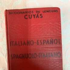 Diccionarios de segunda mano: DICCIONARIO DE LENGUA CUYÁS, ITALIANO- ESPAÑOL ,ESPAÑOL- ITALIANO. Lote 263066005