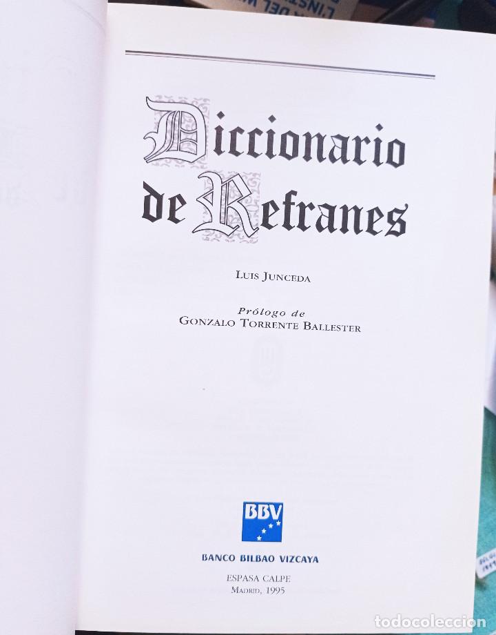 Diccionarios de segunda mano: Diccionario ilustrado de refranes Luis Junceda - Foto 3