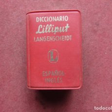 Diccionarios de segunda mano: MINI DICCIONARIO LILLIPUT LANGENSCHEIDT ESPAÑOL - INGLÉS