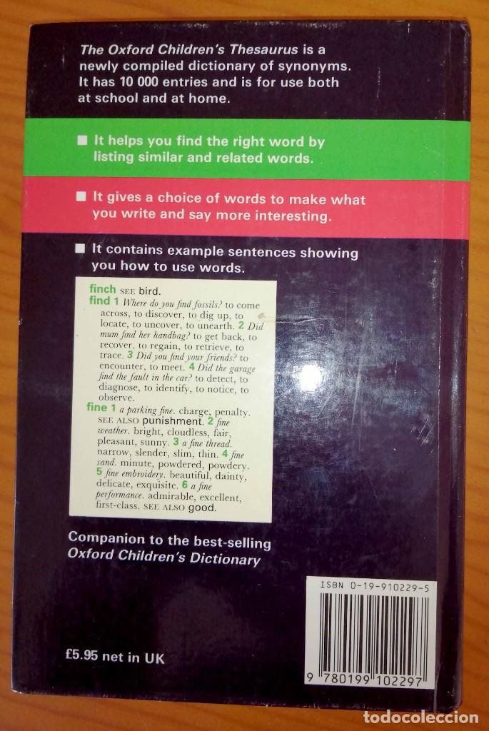 Diccionarios de segunda mano: The Oxford Childrens Thesaurus - Foto 2