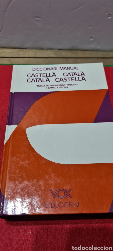 Diccionarios de segunda mano: Diccionari manual. Castell&agrave; - Catal&agrave;. Vox. - Foto 2