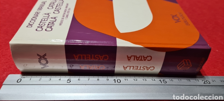 Diccionarios de segunda mano: Diccionari manual. Castell&agrave; - Catal&agrave;. Vox. - Foto 8