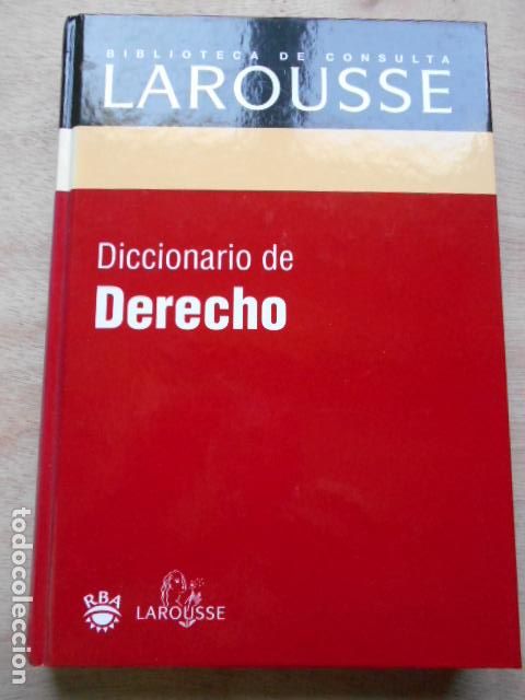 Diccionarios de segunda mano: DICCIONARIO DE LAROUSSE DE DERECHO - Foto 1