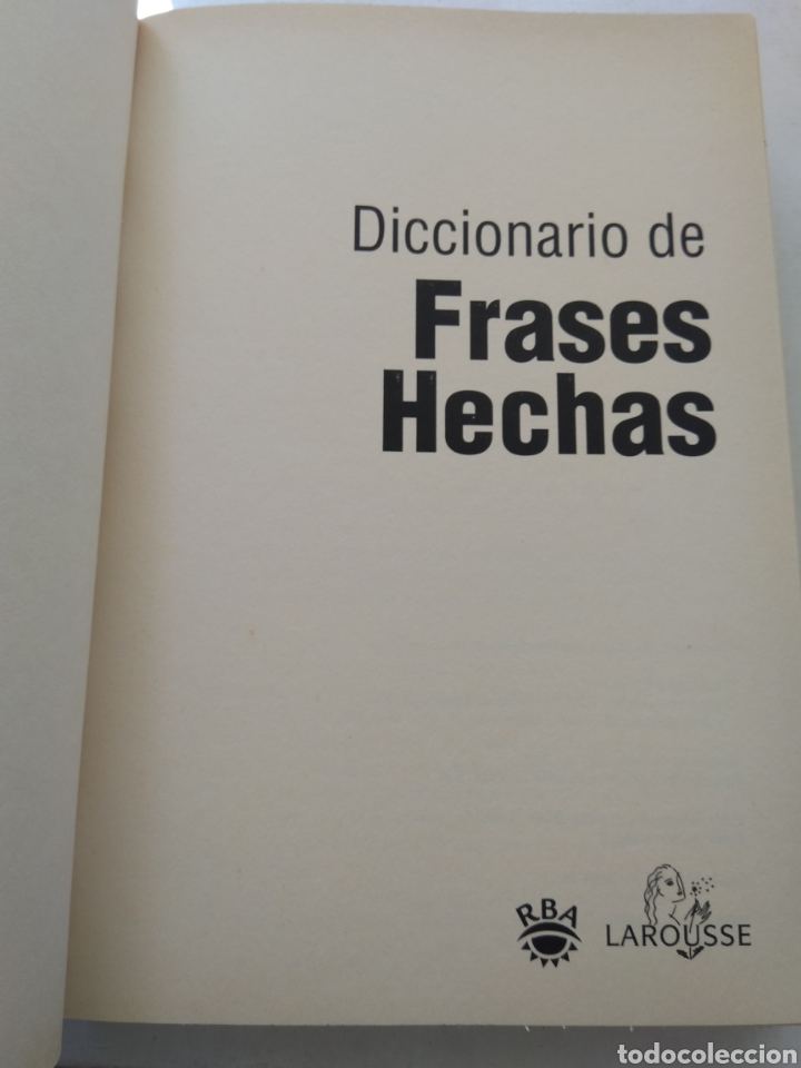 Diccionarios de segunda mano: DICCIONARIO DE FRASES HECHAS/LAROUSSE - Foto 2