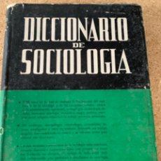 Diccionarios de segunda mano: DICCIONARIO DE SOCIOLOGÍA (BOLS 11)