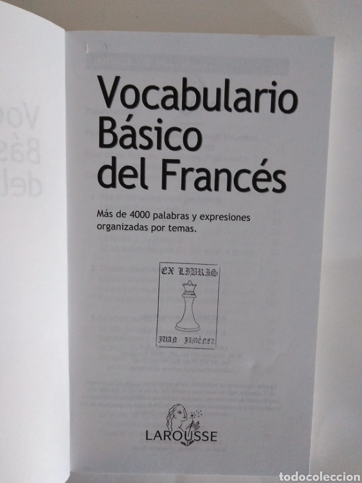 Diccionarios de segunda mano: Vocabulario b&aacute;sico del franc&eacute;s. Larousse - Foto 4