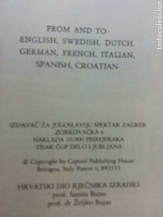 Diccionarios de segunda mano: Diccionario 8 idiomas - Foto 5