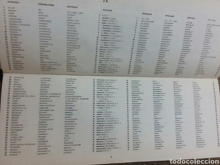 Diccionarios de segunda mano: Diccionario 8 idiomas - Foto 7