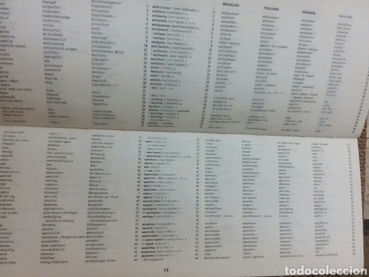 Diccionarios de segunda mano: Diccionario 8 idiomas - Foto 3