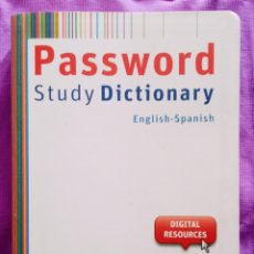 Diccionarios de segunda mano: 2013 PASSWORD STUDY DICTIONARY ENGLISH - SPANISH. DICCIONARIO. DIGITAL RESOURCES. 1088 PAG