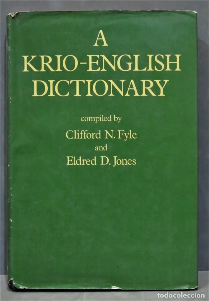 Diccionarios de segunda mano: A KRIO-ENGLISH DICTIONARY - Foto 1