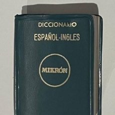 Diccionarios de segunda mano: MINI DICCIONARIO ESPAÑOL - INGLES - MIKRON -. Lote 291950918