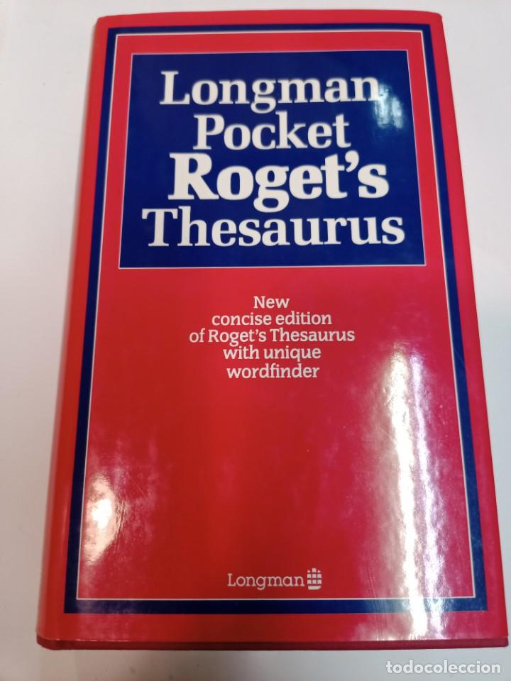 Diccionarios de segunda mano: Longman pocket Rogets Thesaurus SA6201 - Foto 1
