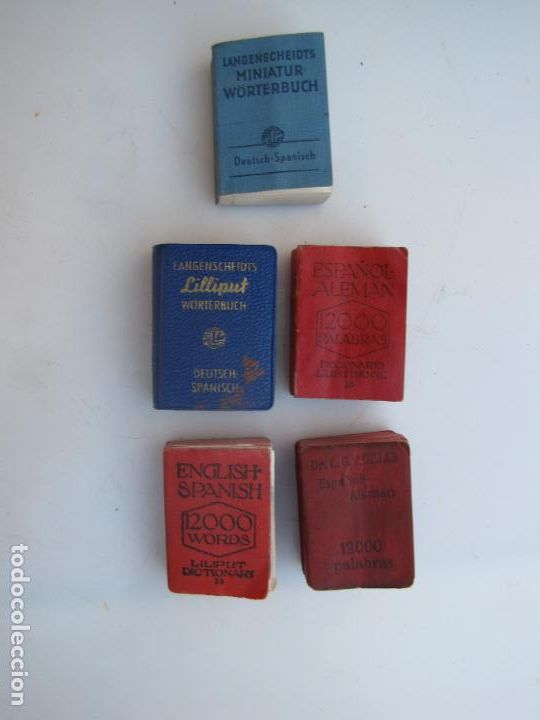 Diccionarios de segunda mano: 30.- Colecci&oacute;n de diccionarios Liliputiense Espa&ntilde;ol Alem&aacute;n y viceversa