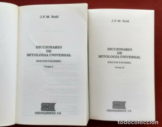Diccionarios de segunda mano: DICCIONARIO DE MITOLOGIA UNIVERSAL. - Foto 2