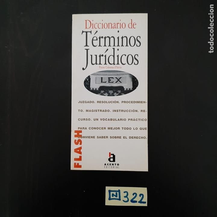 Diccionarios de segunda mano: Diccionario de t&eacute;rminos jur&iacute;dicos - Foto 1