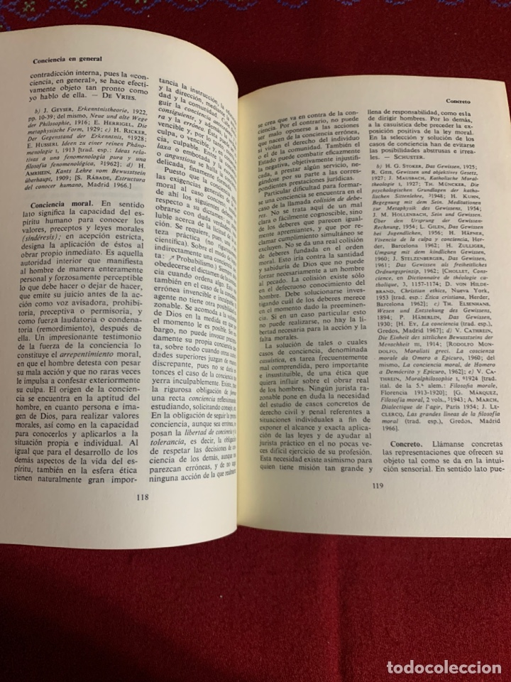 Diccionarios de segunda mano: Diccionario de Filosof&iacute;a. Walter Brugger. - Foto 6