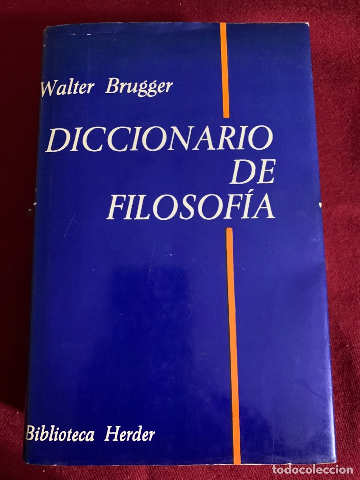 Diccionarios de segunda mano: Diccionario de Filosof&iacute;a. Walter Brugger. - Foto 1