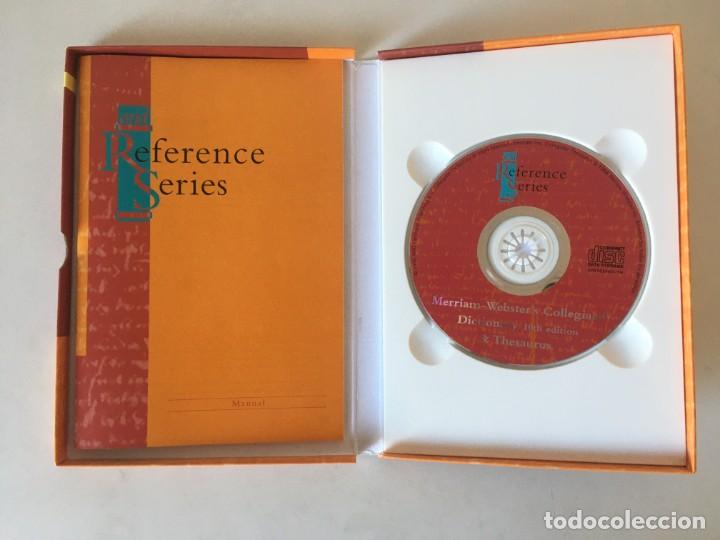 Diccionarios de segunda mano: INGL&Eacute;S. CD Merrian Websters Collegiate Dictionary & Thesaurus - Foto 3