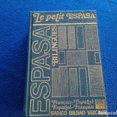 Diccionarios de segunda mano: DICCIONARIO FRANÇAIS-ESPAÑOL-FRANCÉS ESPASA CALPE 1991 LE PETIT ESPASA. Lote 318088843