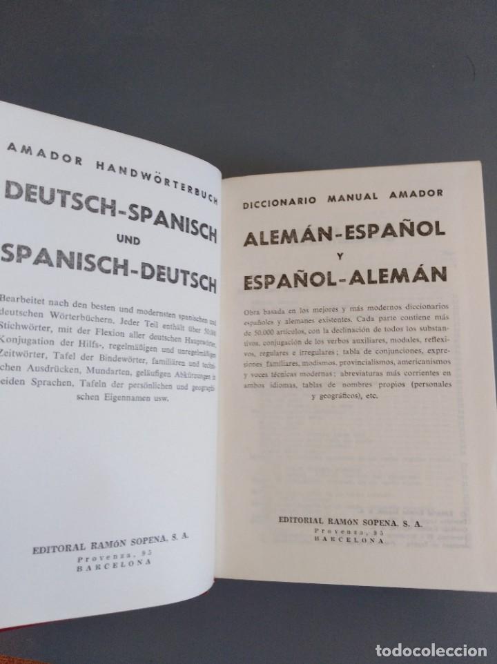 Diccionarios de segunda mano: Diccionario alem&aacute;n - espa&ntilde;ol (994) - Foto 4