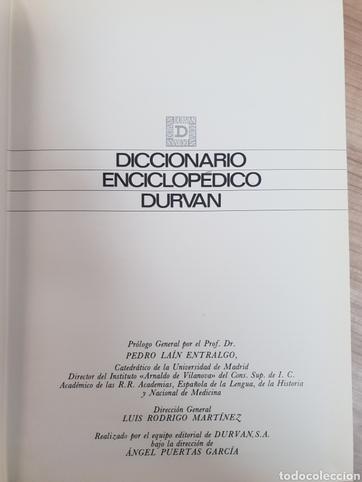 Diccionarios de segunda mano: DICCIONARIO ENCICLOP&Eacute;DICO DURVAN ☆ - Foto 4