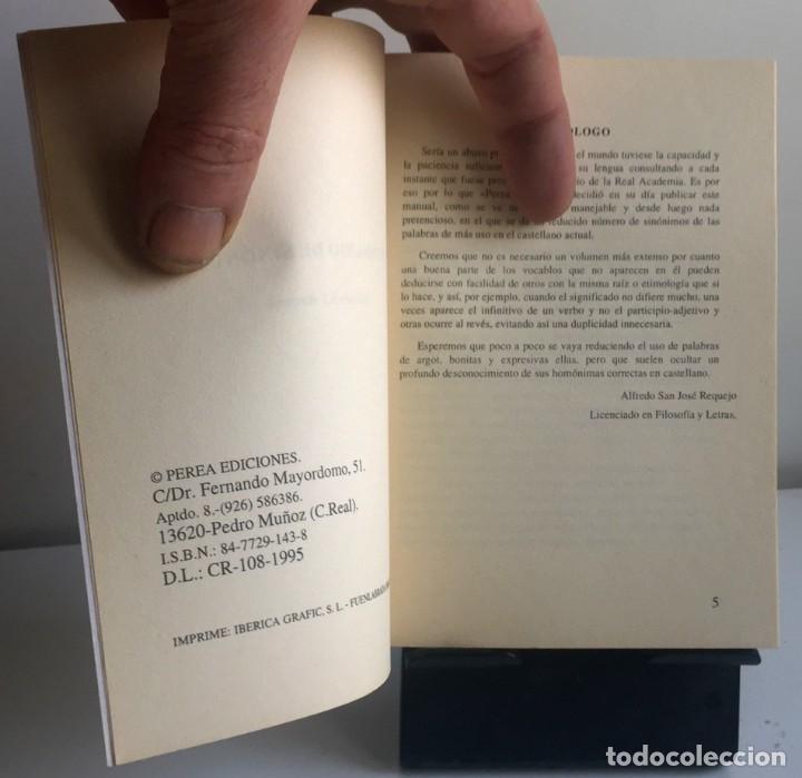 Diccionarios de segunda mano: SIN&Oacute;NIMOS. Alfredo S. J. Requejo - Foto 3