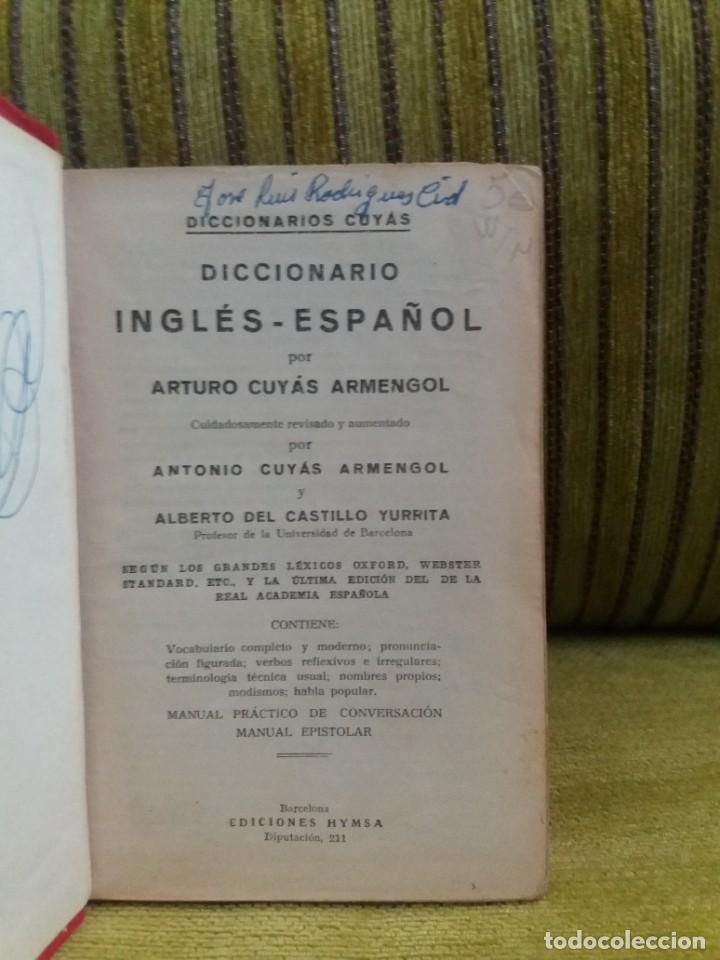 Diccionarios de segunda mano: DICCIONARIO INGL&Eacute;S ESPA&Ntilde;OL - Foto 1