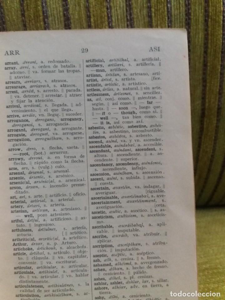 Diccionarios de segunda mano: DICCIONARIO INGL&Eacute;S ESPA&Ntilde;OL - Foto 6