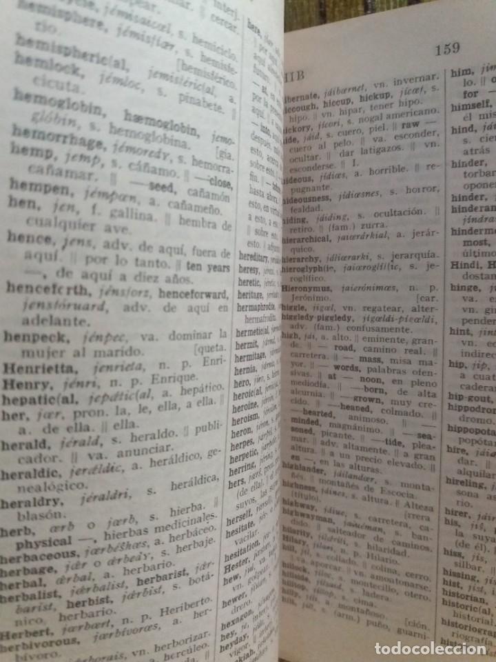 Diccionarios de segunda mano: DICCIONARIO INGL&Eacute;S ESPA&Ntilde;OL - Foto 8