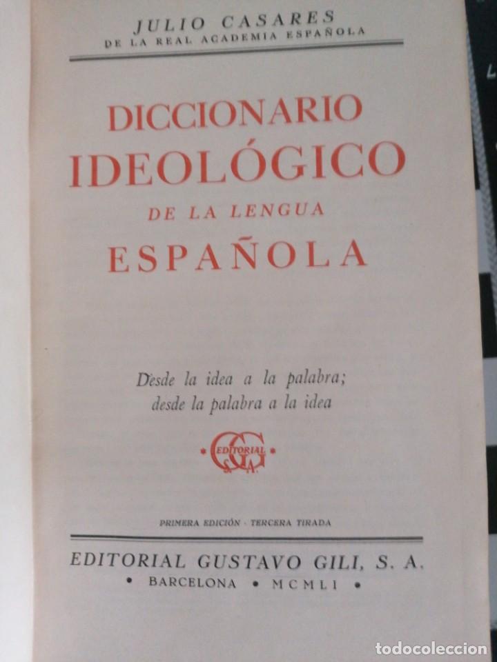 Diccionarios de segunda mano: DICCIONARIO J. CASARES - Foto 4