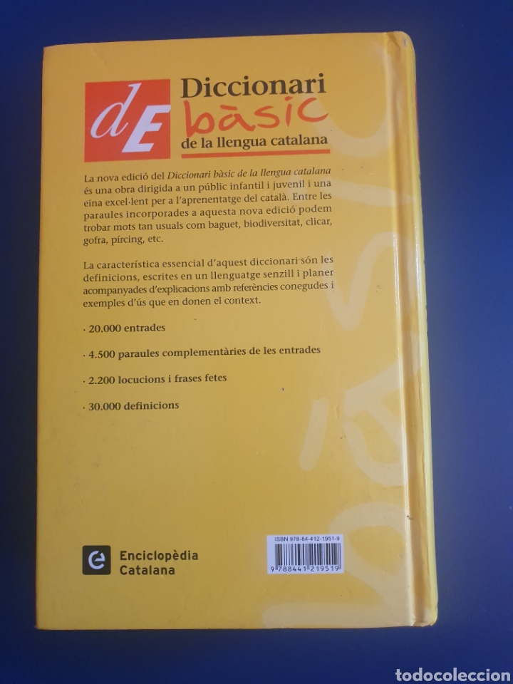 Diccionarios de segunda mano: DICCIONARI BASIC DE LA LLENGUA CATALANA 2011 - Foto 2