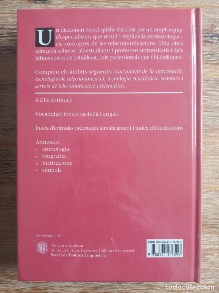 Diccionarios de segunda mano: DICCIONARI DE TELECOMUNICACIONS TERMCAT - Foto 2