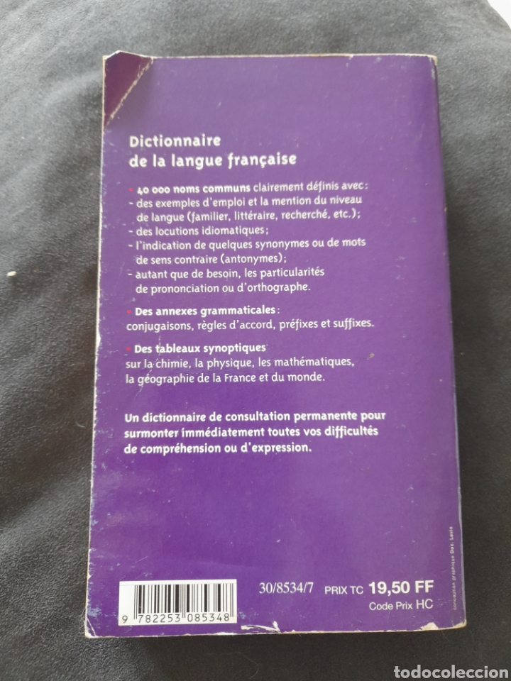 Diccionarios de segunda mano: Dictionaire de la langue francaise - Foto 2