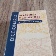 Diccionarios de segunda mano: DICCIONARIO DE SINONIMOS Y ANTONIMOS.. Lote 344784653