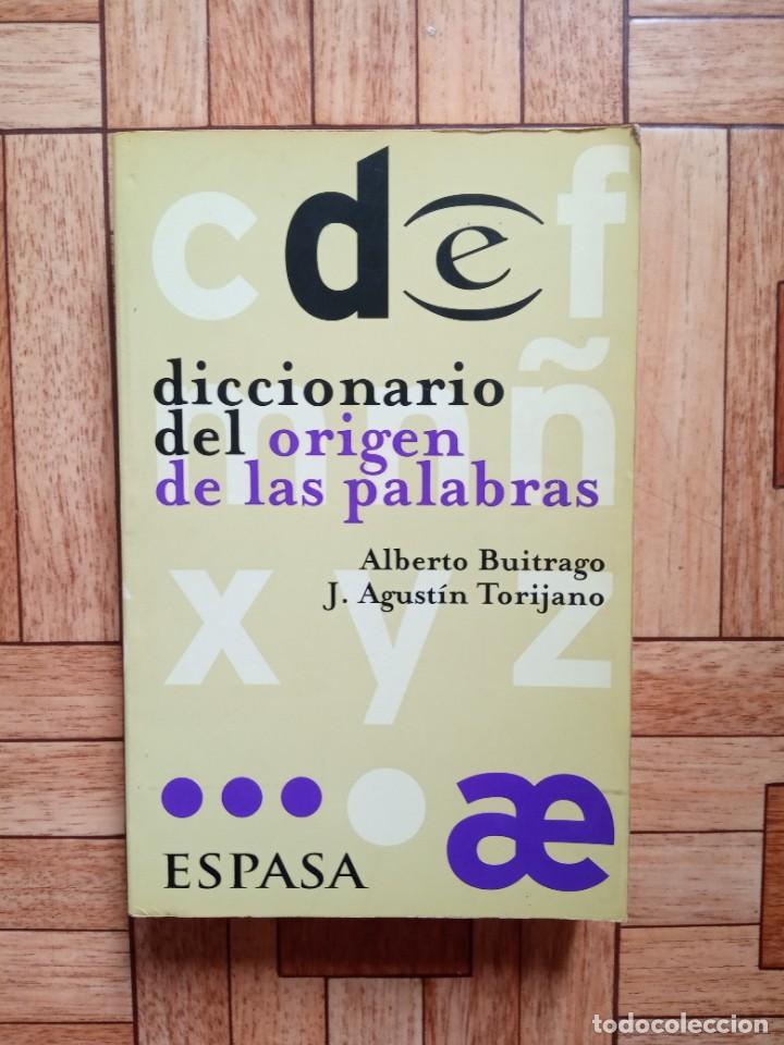 Diccionarios de segunda mano: DICCIONARIO DEL ORIGEN DE LAS PALABRAS - Foto 1