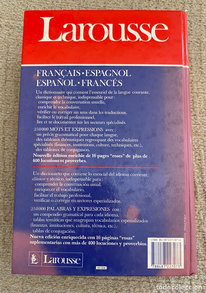 Diccionarios de segunda mano: Larousse moderno Franc&eacute;s/ Espa&ntilde;ol - Foto 2