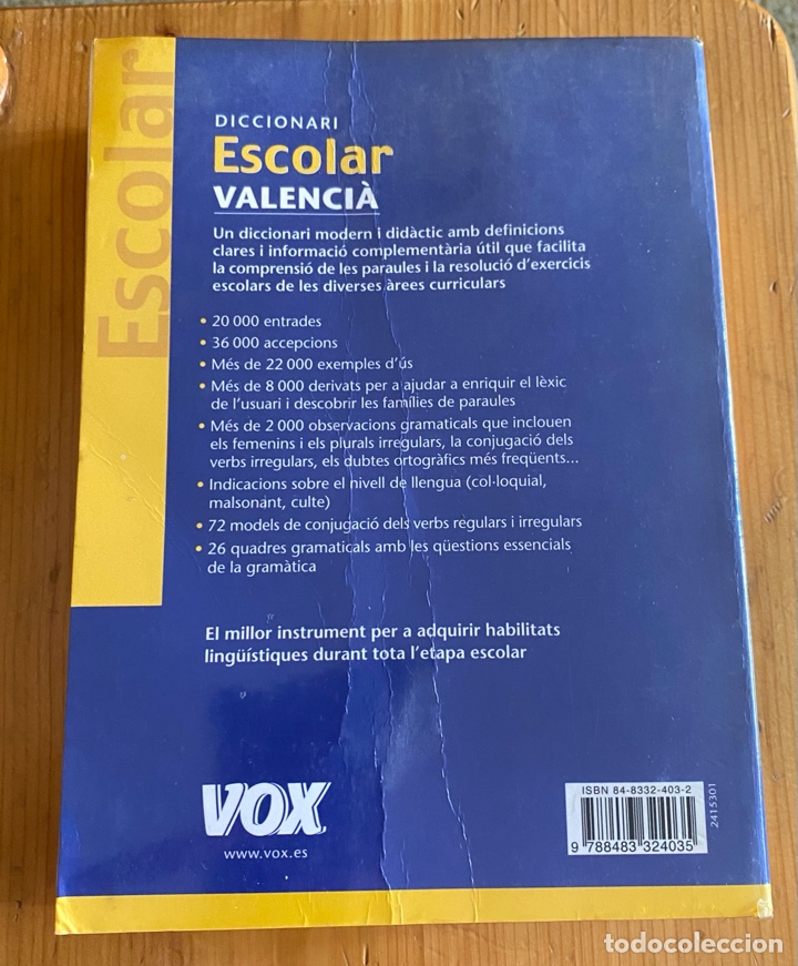 Diccionarios de segunda mano: Diccionari escolar valenci&agrave; - Foto 2