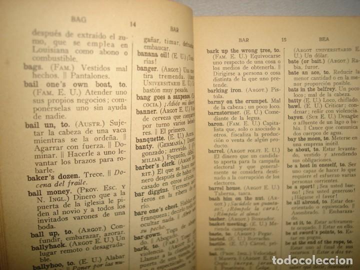 Diccionarios de segunda mano: 19- ANTIGUO DICCIONARIO ALMATEA INGL&Eacute;S-ESPA&Ntilde;OL - 1947 - Foto 6