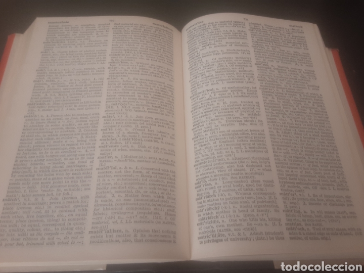 Diccionarios de segunda mano: The Concise Oxford Dictionary. Revised & completely reset. Fifth edition. - Foto 5