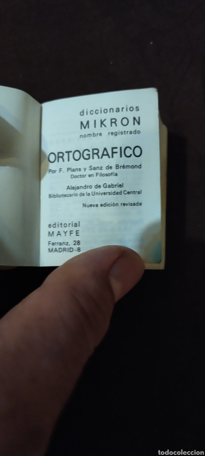 Diccionarios de segunda mano: Diccionario ortogr&aacute;fico mikron mini libro - Foto 2