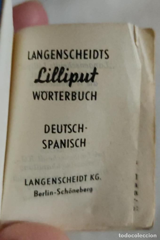 Diccionarios de segunda mano: MINI DICIONARIO LILLIPUT. - Foto 3