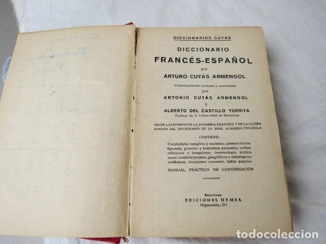 Diccionarios de segunda mano: Diccionario CUY&Aacute;S Franc&eacute;s-Espa&ntilde;ol - Foto 3