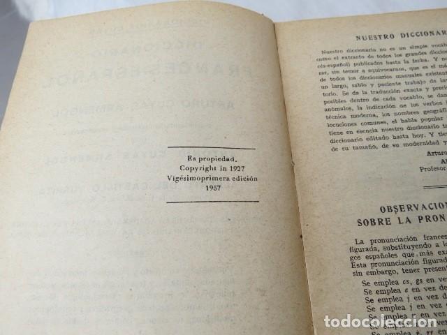 Diccionarios de segunda mano: Diccionario CUY&Aacute;S Franc&eacute;s-Espa&ntilde;ol - Foto 4